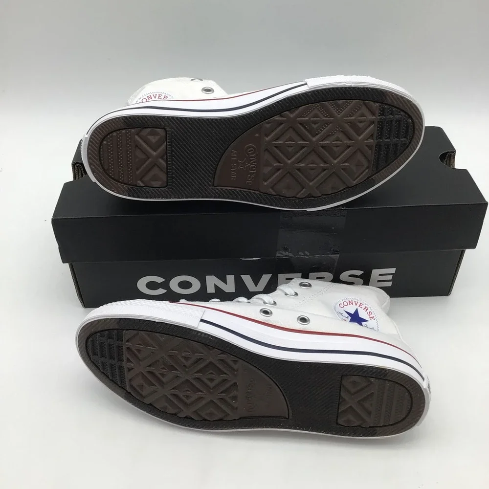 Converse CTAS Core Hi Top Optical White Kids Size 2 Youth Sneakers 3J253 NEW